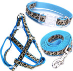 Mile High Life Leopard Dog Harness Collar Leash Set, Adjustable No Pull Dog Halter Harness for Small Breed Dogs, Easy Control for Training Walking (Pink, S Chest 11"-18", Neck 10"-14") - Image 12