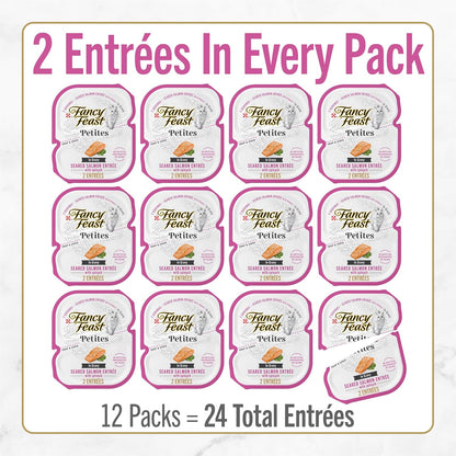 Purina Fancy Feast Petites Seared Salmon Texture In Gravy