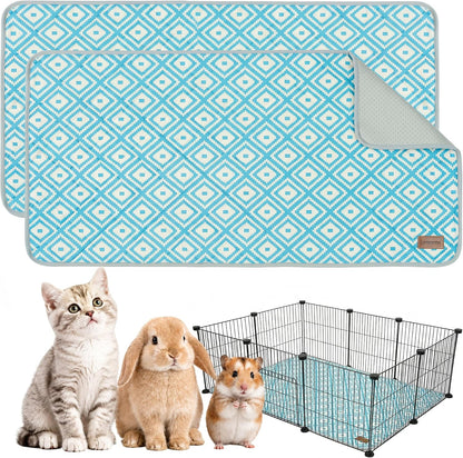 Washable Pee Pads for Dogs , 2 Pack Ultra-Absorbent Reusable Puppy Pads with Waterproof & Non-Slip Backing, Leak-Proof Protection for Dog Training , Crates , Whelping & Playpens ( 18"x24" ) - Image 11