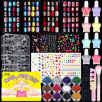 Fandamei nail kit for girls front view of box packaging
