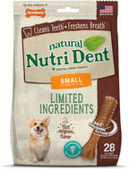 Nylabone Nutri Dent Dog Dental Chews - Natural Dog Teeth Cleaning & Breath Freshener - Dental Treats for Dogs - Filet Mignon Flavor, Small (64 Count) - Image 11