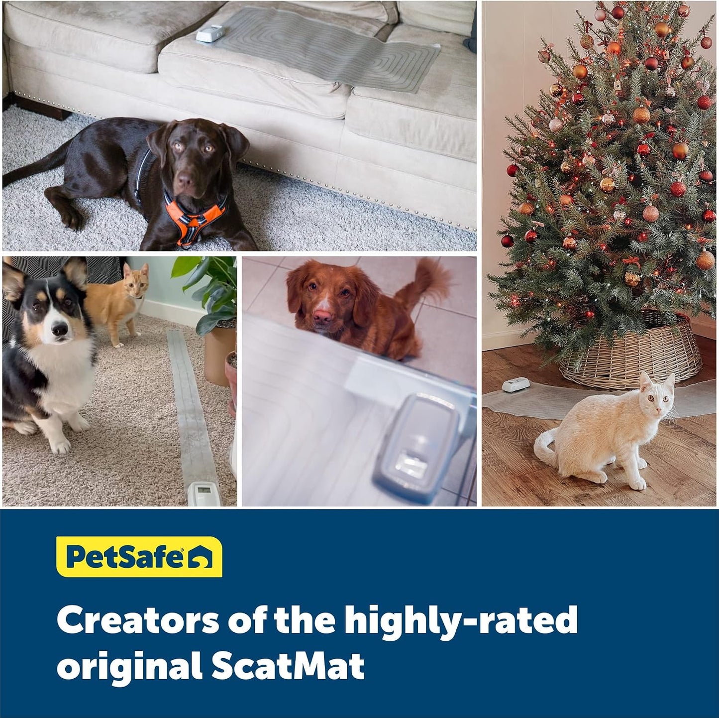 PetSafe ScatMat transparent PVC material detail