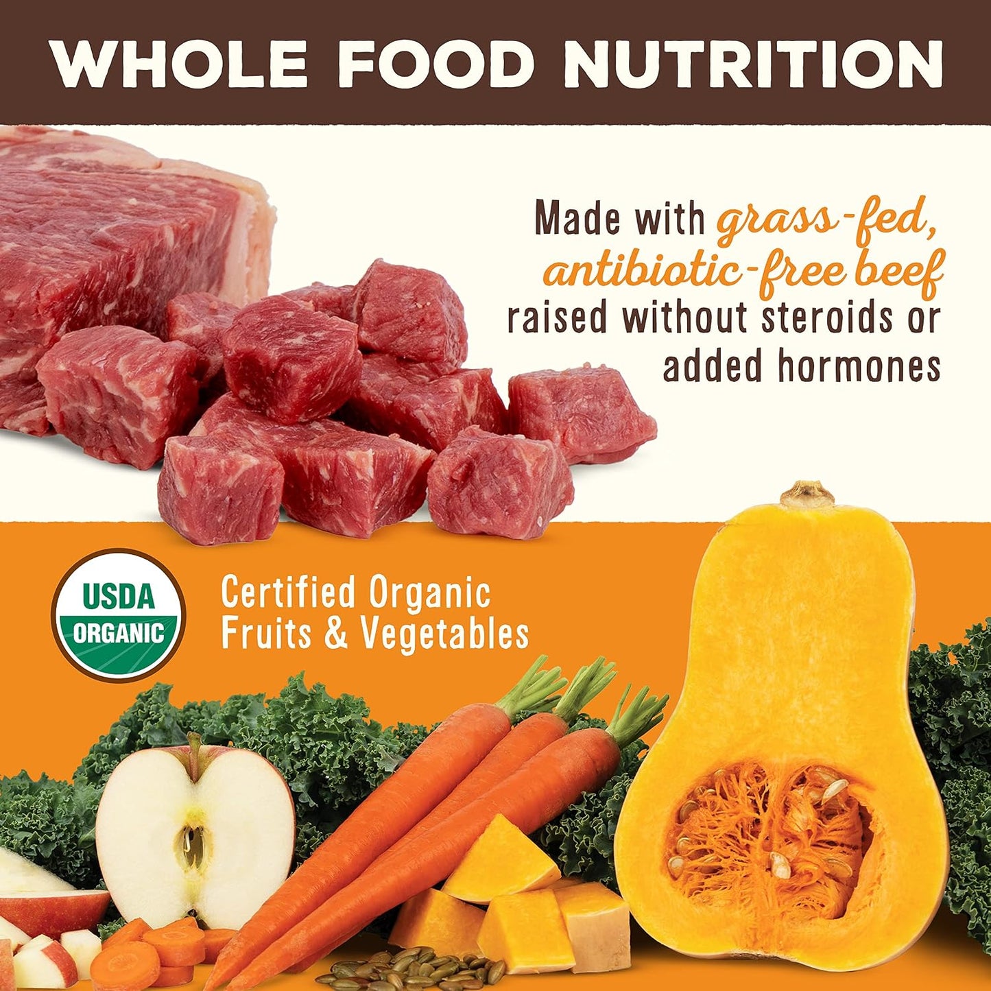 Primal Pet Foods Pronto Mini Nuggets Beef scoopable grain-free raw dog food text close up