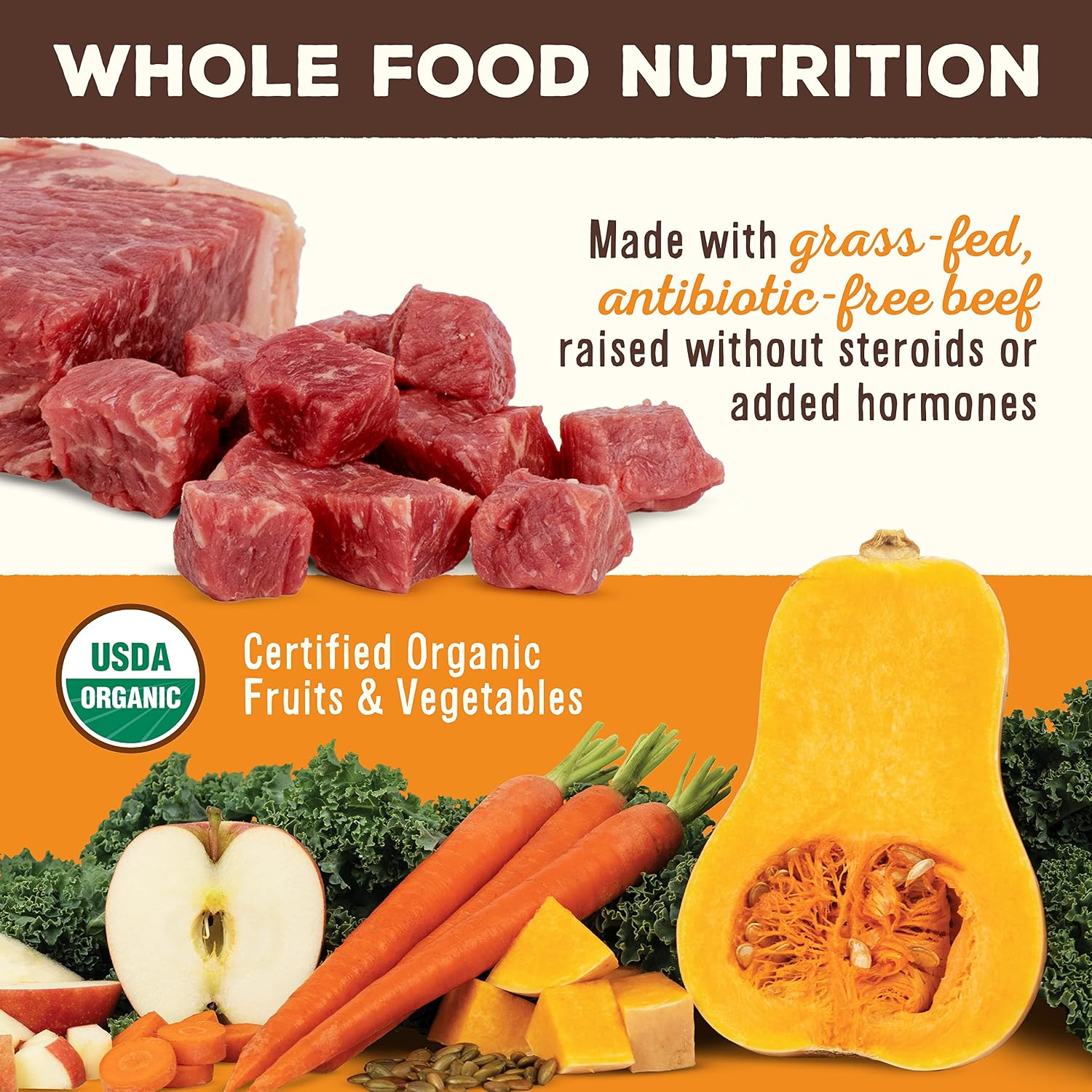 Primal Pet Foods Pronto Mini Nuggets Beef scoopable grain-free raw dog food text close up