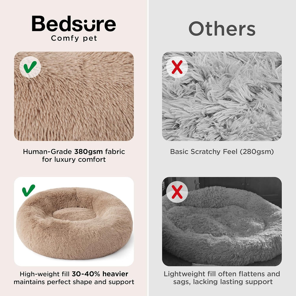 Raised rim support detail of the 30-inch pet cuddler