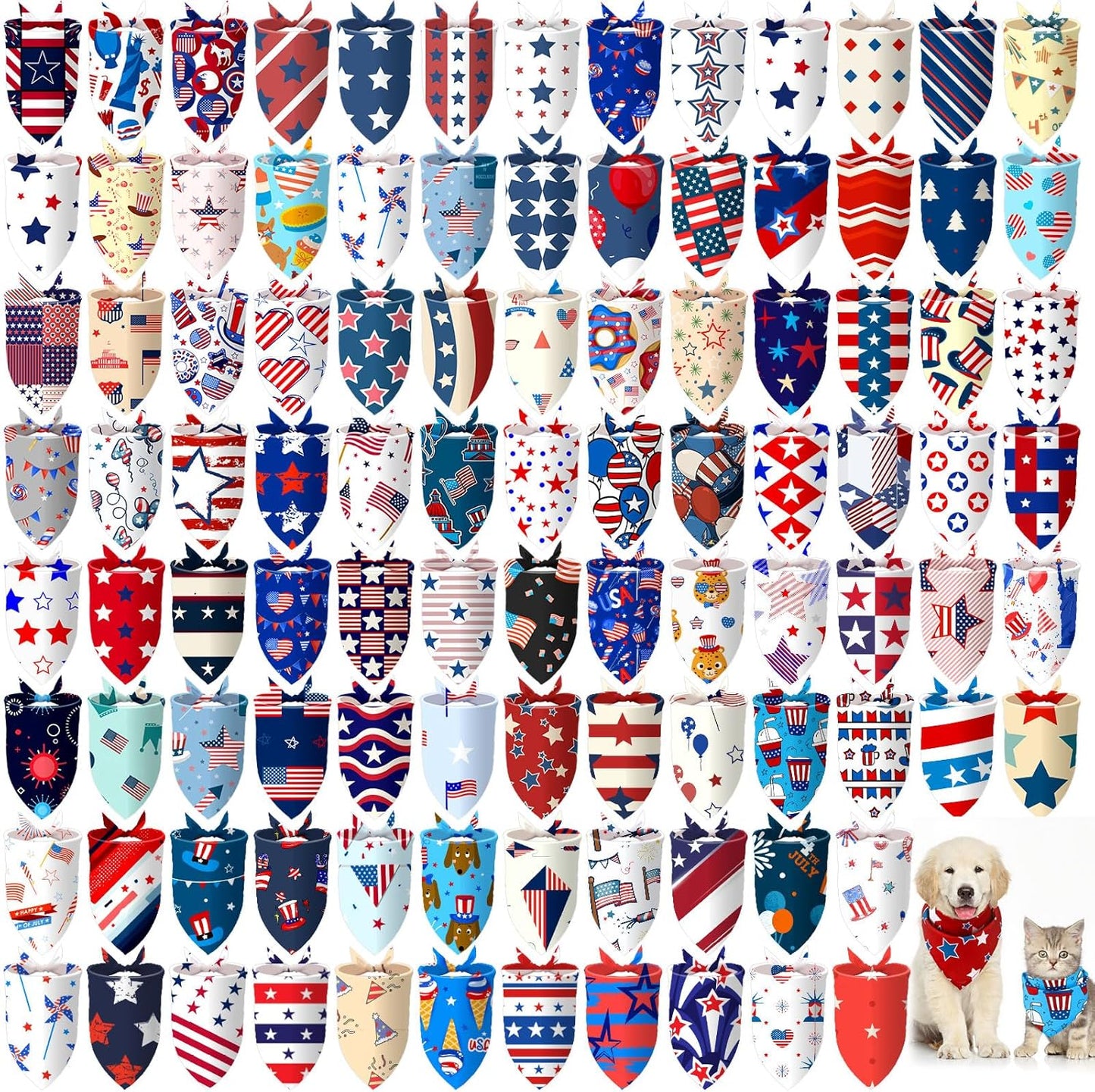 Huhumy 30 Pcs Adopt Me Dog Bandanas Bulk Pet Bibs Colorful Triangle Scarf Pet Adopt Me Bandanas for Medium Large Dogs Birthday Adoption Grooming Costume Decor - Image 12
