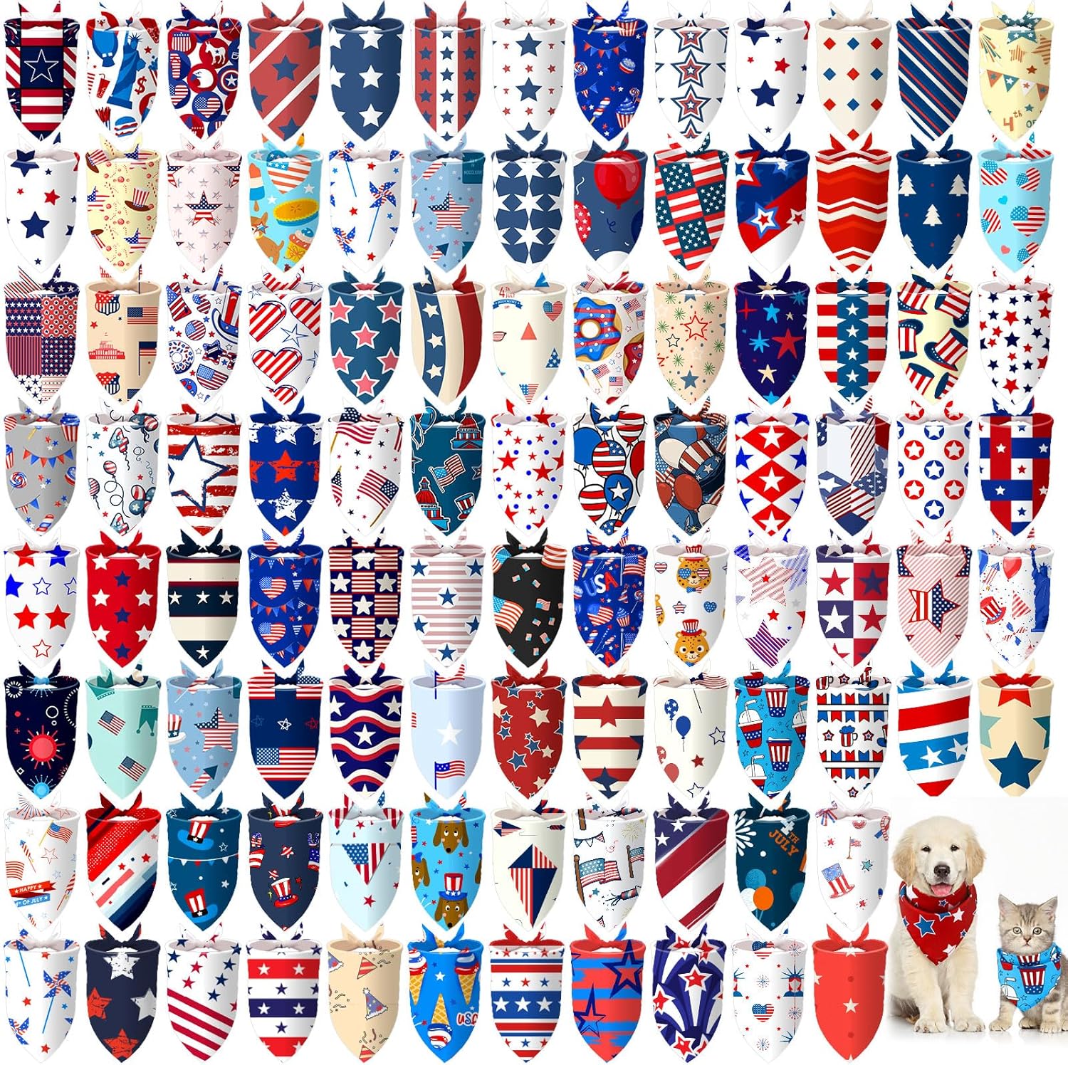 Huhumy 30 Pcs Adopt Me Dog Bandanas Bulk Pet Bibs Colorful Triangle Scarf Pet Adopt Me Bandanas for Medium Large Dogs Birthday Adoption Grooming Costume Decor - Image 12