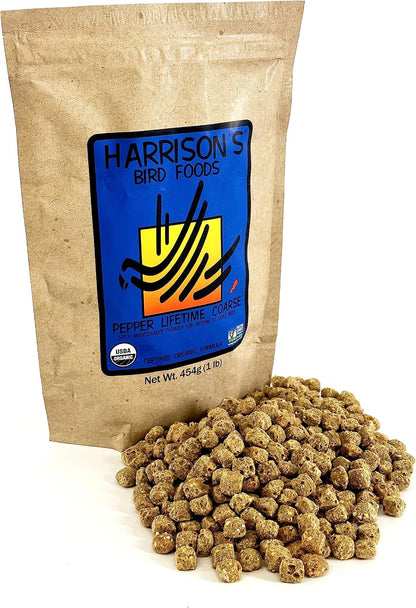 Harrison's Bird Foods Bird Food Adult Lifetime Fine Certified Organic Non-GMO Formula Bird Food 1lb - Image 12