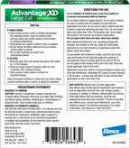Topical flea treatment for cats over nine pounds packaging side view