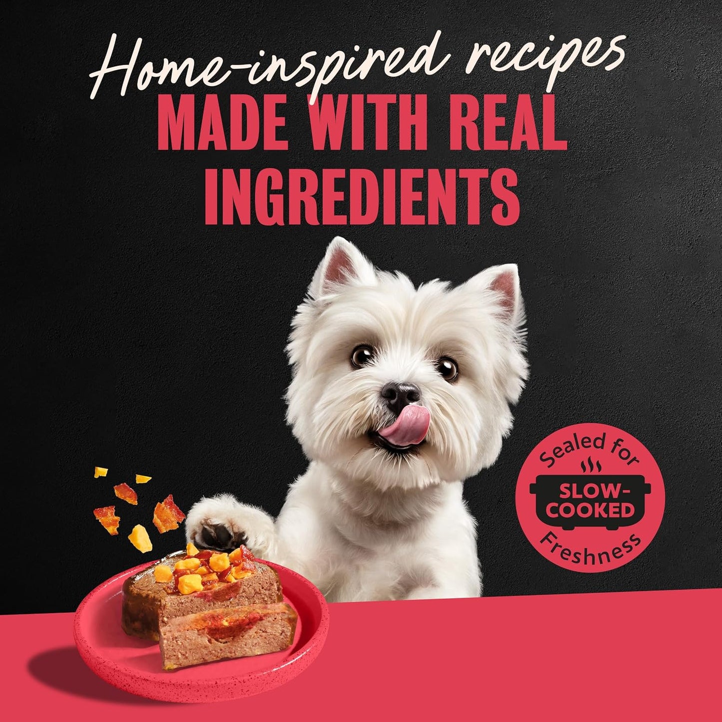 Cesar Loaf in Sauce Wet Dog Food Rotisserie Chicken, Filet Mignon, Angus Beef, and Ham & Egg Flavors Variety Pack, 3.5 oz. Easy Peel Trays (24 Count, Pack of 1) - Image 12