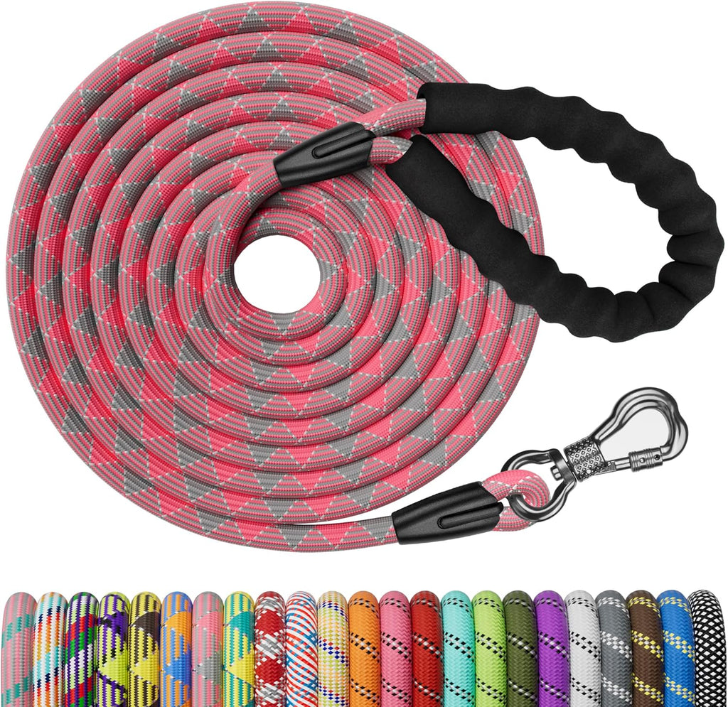 NTR 30FT Puppy Leash, Nylon Rope Long Dog Leash with Swivel Lockable Hook and Comfortable Padded Handle, Dog Line Tether for Small Medium Large Dogs Training, Playing, Camping, or Backyard - Image 10