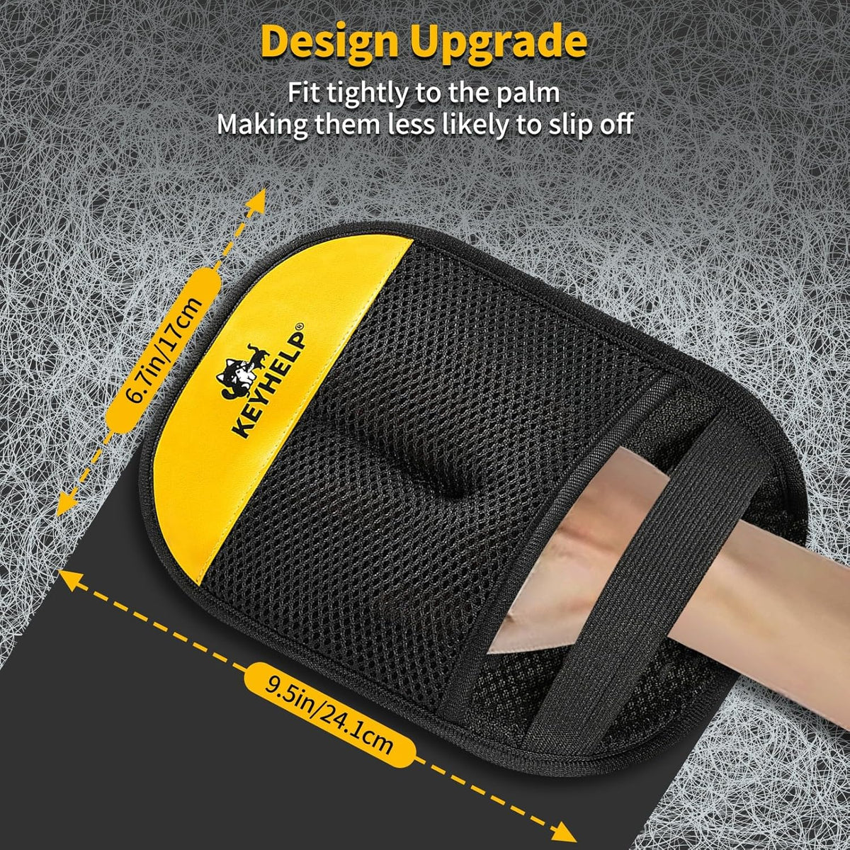 Five finger reusable pet hair remover glove side view