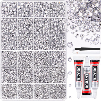 Tinkrstuff resin rhinestone bedazzling kit with 32000 gems and glue
