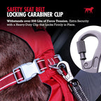 Tuff Pupper Dog Seat Belt | Adjustable Length Dog Seatbelt Restraint | Tangle-Free Locking Carabiner | Shock-Absorbing Bungee | Reflective Stitching for Visibility | Universal Fit for Cars & Trucks - Image 9