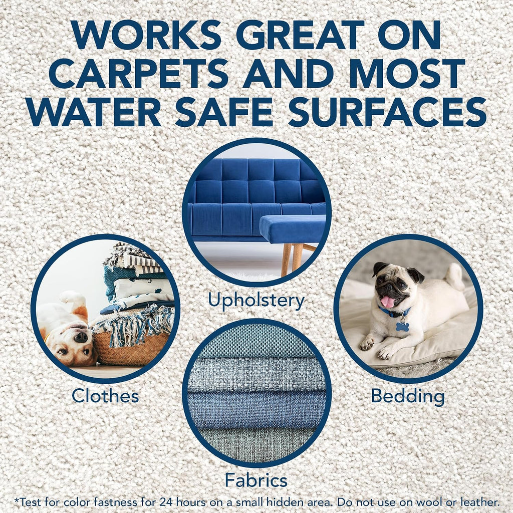 Simple Solution multi surface pet stain remover gallon jug back instructions