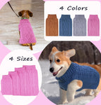 Viunimo extra small puppy clothes soft acrylic knitted turtleneck