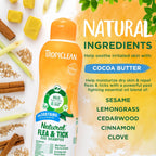 TropiClean natural essential oil blend dog shampoo for pest prevention packaging look