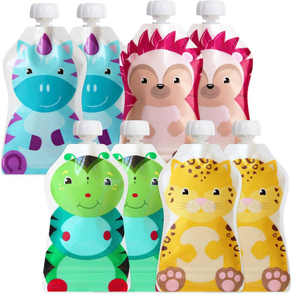 ChooMee Snackn reusable baby food pouches front view