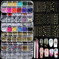 Teenitor nail charms and stickers art kit front view
