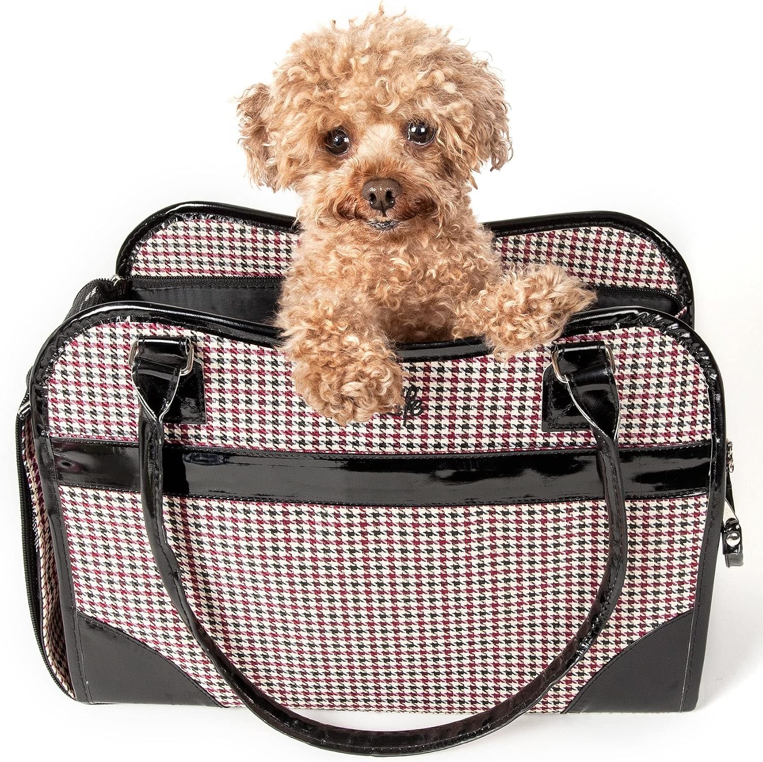Pet Life Exquisite handbag pet carrier front view