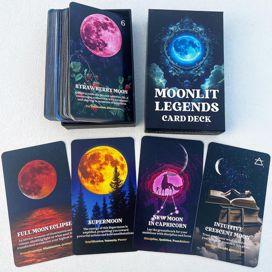 Soulme Moon Phases Oracle Cards front packaging view