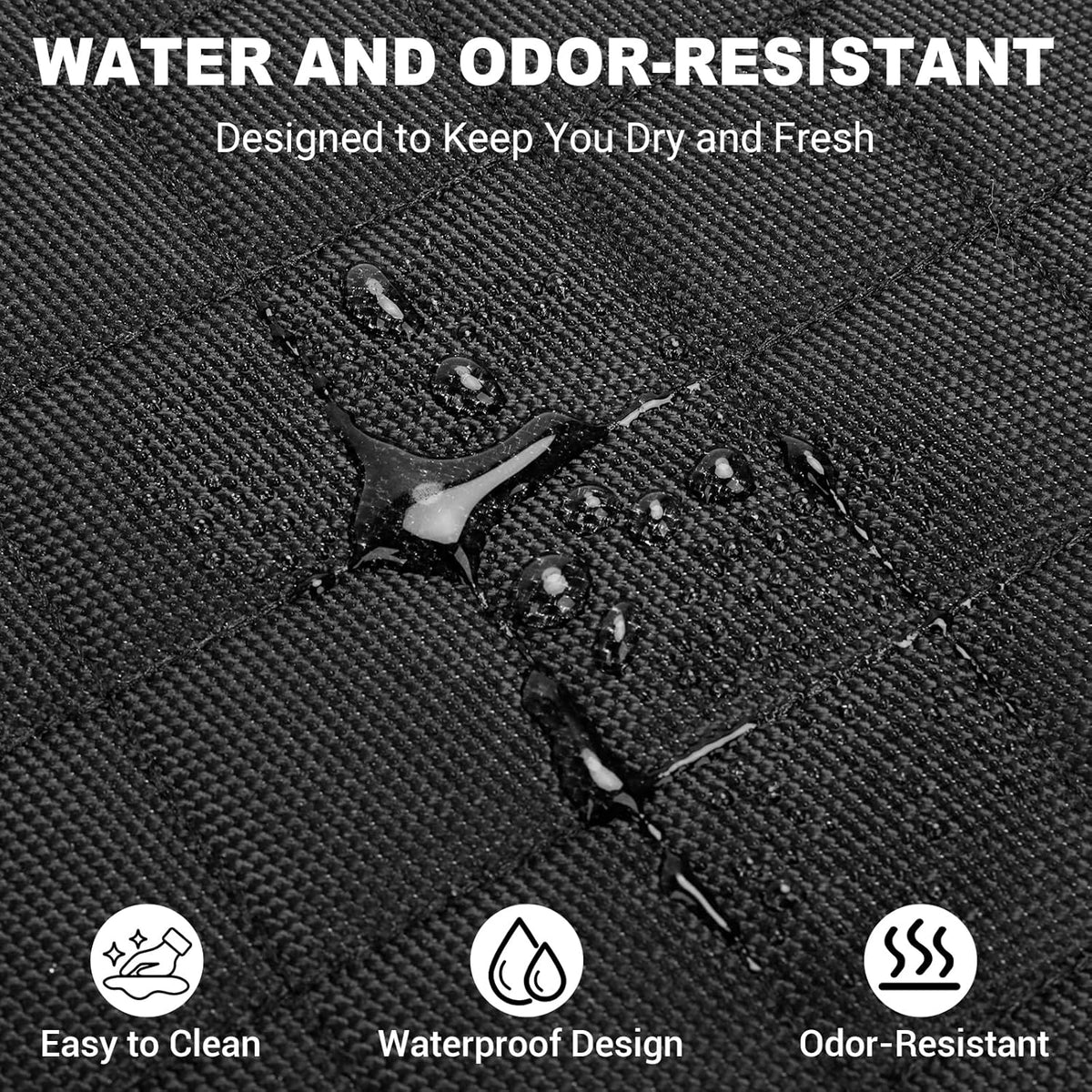 Waterproof surface demonstration of Grenty crate pad