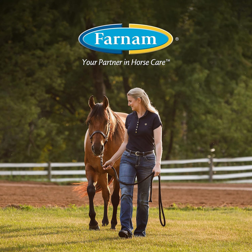 Farnam 2 fluid ounce bottle in animal grooming setting