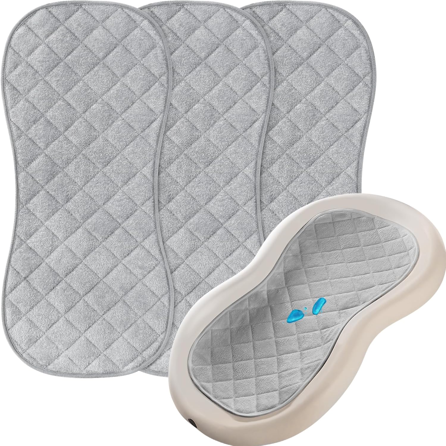 Coldwind Waterproof Changing Pad Liner 3 Pack front view