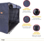 Close up of front storage pocket on Wrangler pet cage cover