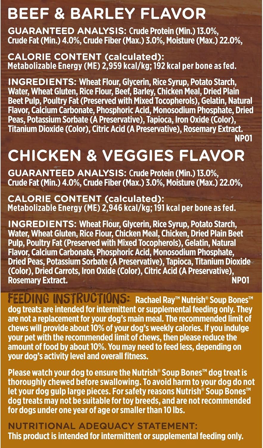 Nutrish Rachael Ray Soup Bones Long Lasting Dog Chews Variety Pack, 22 Count (Pack of 2) - Image 9