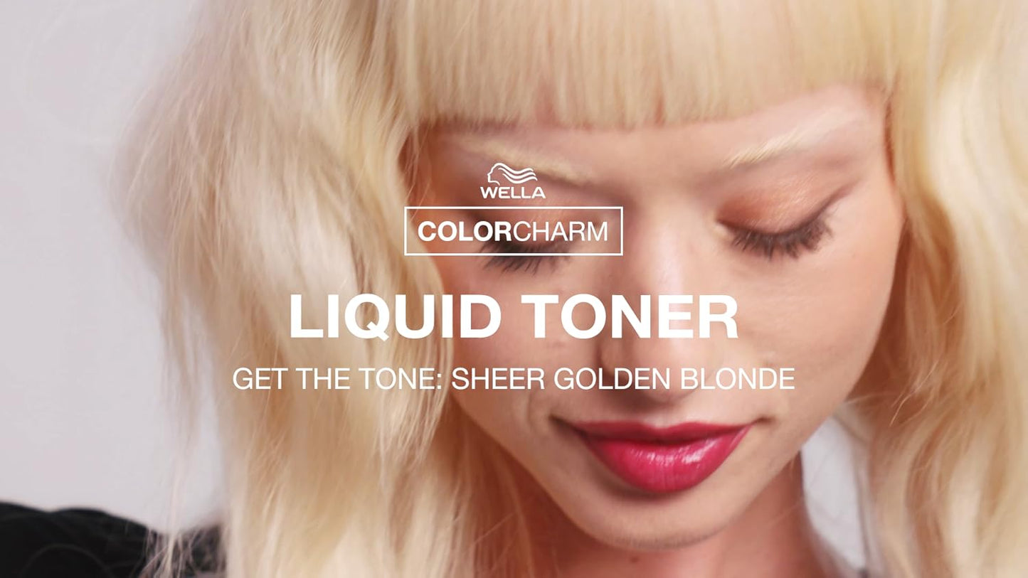 Wella Color Charm permanent liquid hair color imported USA package instructions