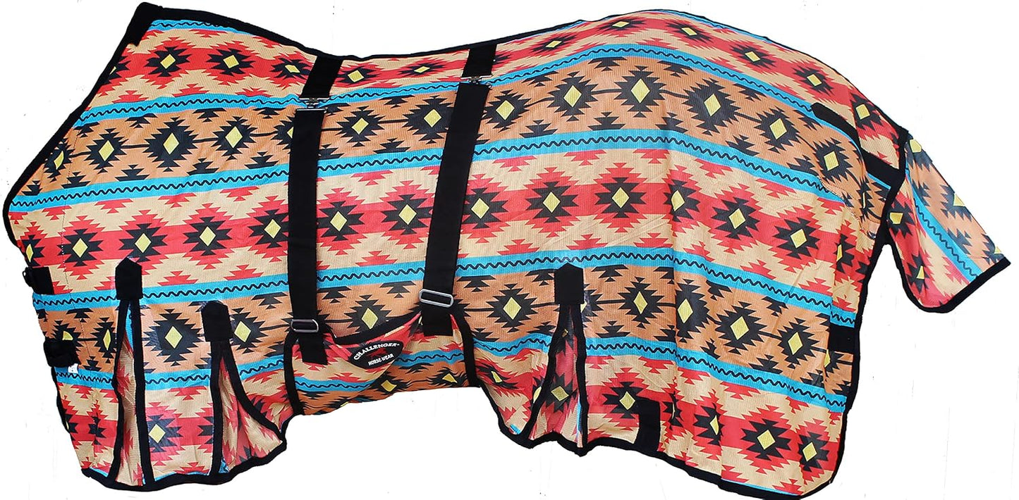 66" Horse Mesh Lightweight Breathable Summer Spring Sheet Bellyband 73437 - Image 9