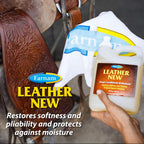 Farnam leather conditioner label and size details