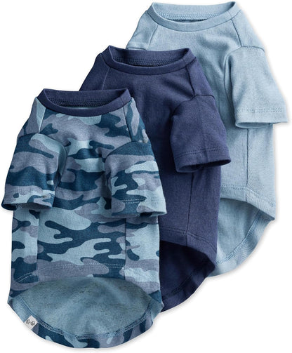 Pet Passion Toby 3-Pack 100% Organic Cotton Dog Short Sleeve T-Shirt Pet Tees for All Breeds, Pink Camo, Small (10-25 lbs) - Image 9