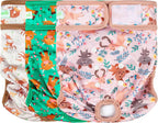 wegreeco Washable Reusable Premium Female Dog Diapers, Medium Dog Doggie Puppy & Doggy Diapers Female for Dog Waist 9.6"-14", Period Panties in Heat (Pack of 3, Medium) - Image 15
