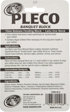 Zoo Med time release feeding block ingredients panel