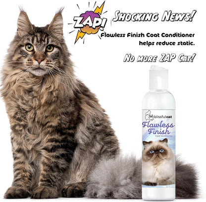 Nourishing paraben-free cat conditioner with coconut oil and aloe