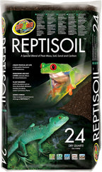 Zoo Med Reptisoil 10 quart package displayed for naturalistic terrarium setups