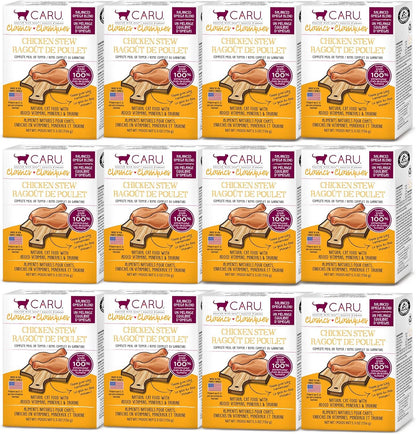 Caru - Classics Chicken & Wild Cod Stew for Cats - Healthy Functional Wet Cat Food or Food Topper - Balanced Omega Blend - 5.5 oz Cartons - Pack of 12 - Image 11