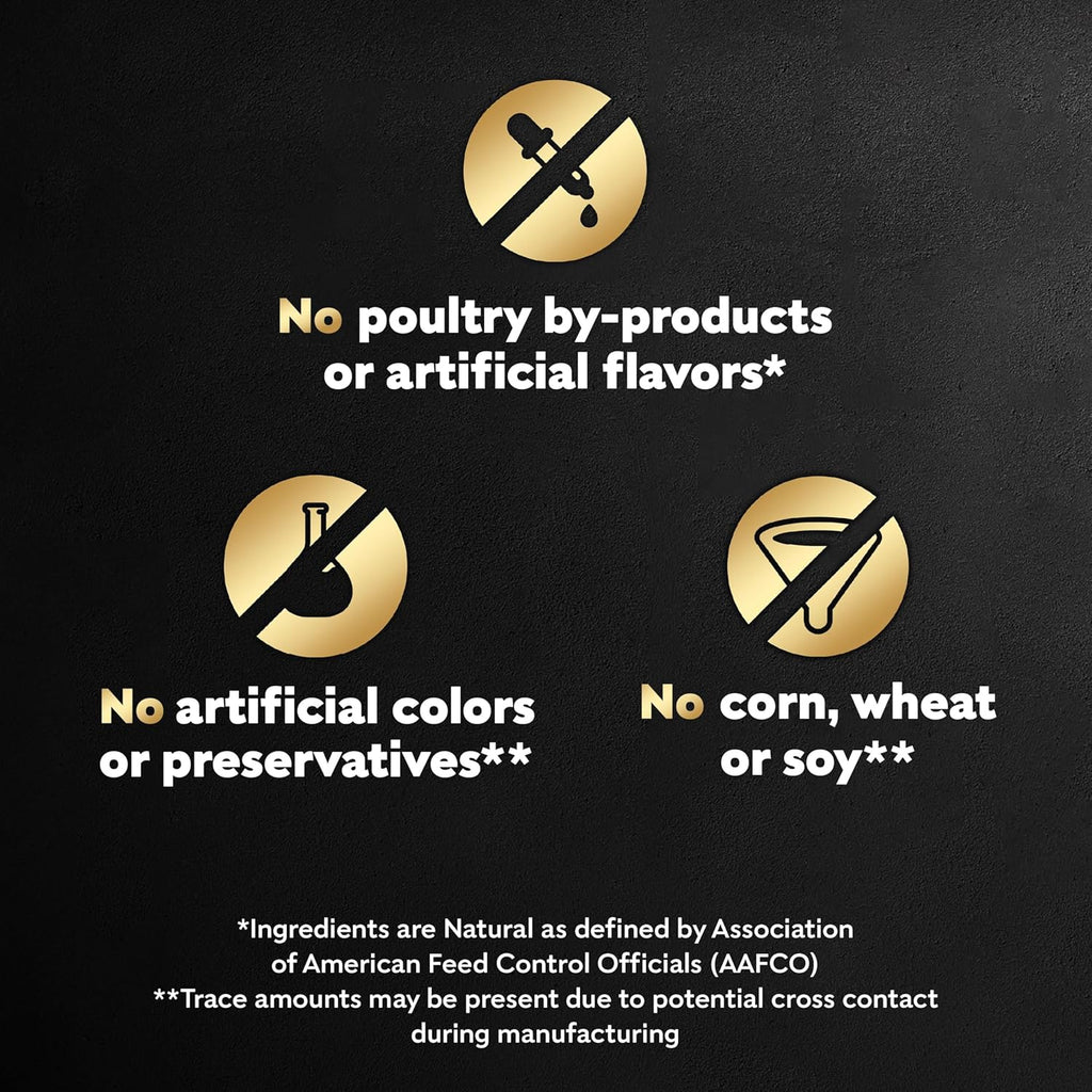 Premium natural ingredients of Cesar dog food mix in on display