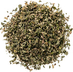 Premium catnip silver vine and valerian root mixture inside an open resealable two ounce container.