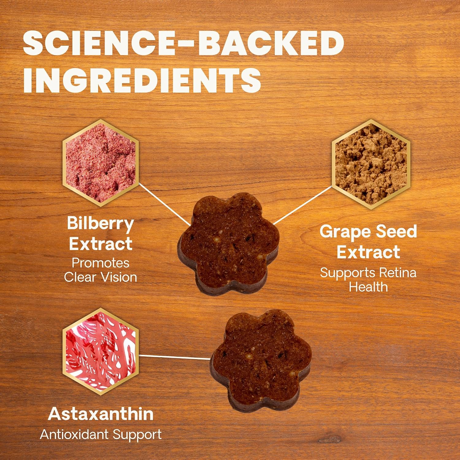 Antioxidant eye vitamins for senior dogs by VetriScience
