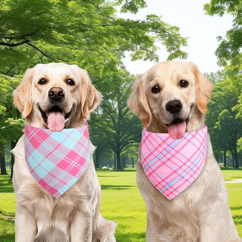 Agroon reversible pet scarf for large dogs in pink