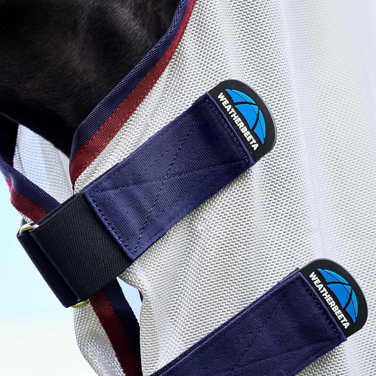 WeatherBeeta premium horse rug ultra belly wrap insect protection closure detail