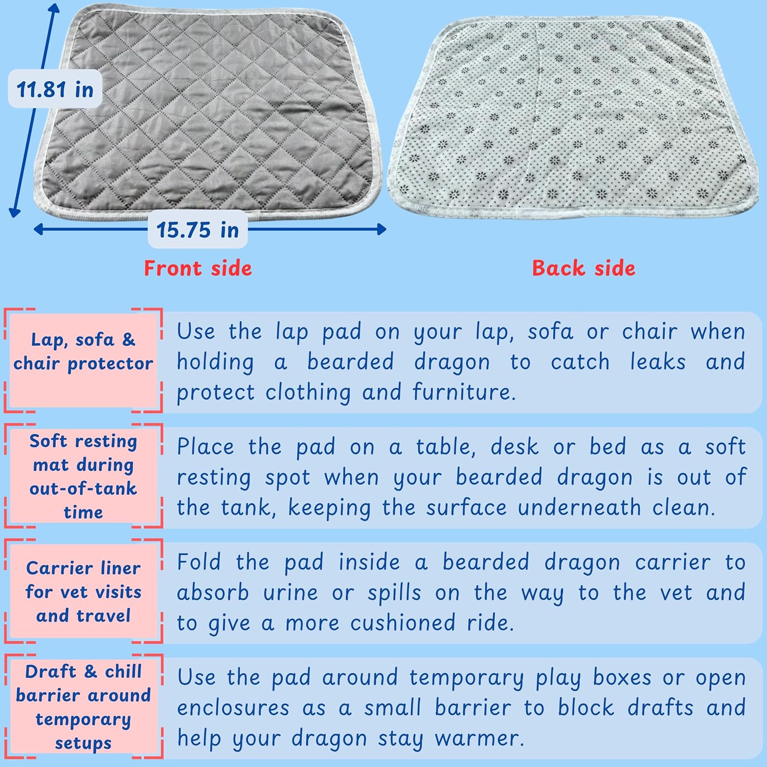 Close-up view of the low V-shaped tail opening on the grey reptile diaper outfit