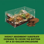 Zilla coconut husk brick packaging showing expansion details