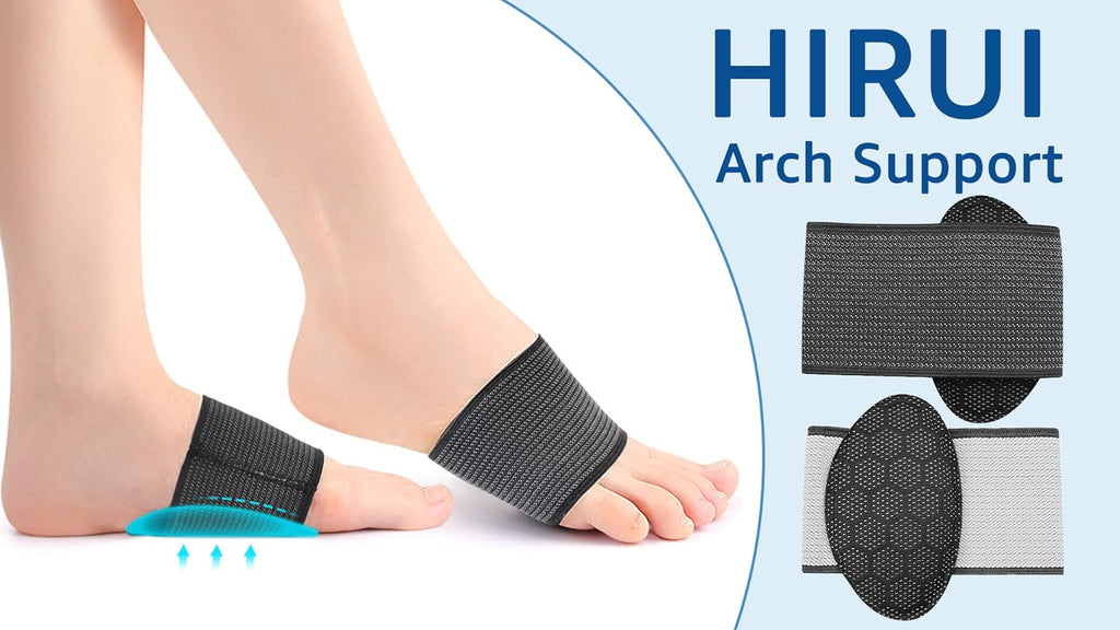 Packaging view of the HiRui imported foot care solution for fallen arches.