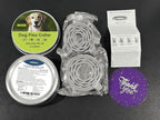 Dog wearing Monipgu flea and tick prevention collar