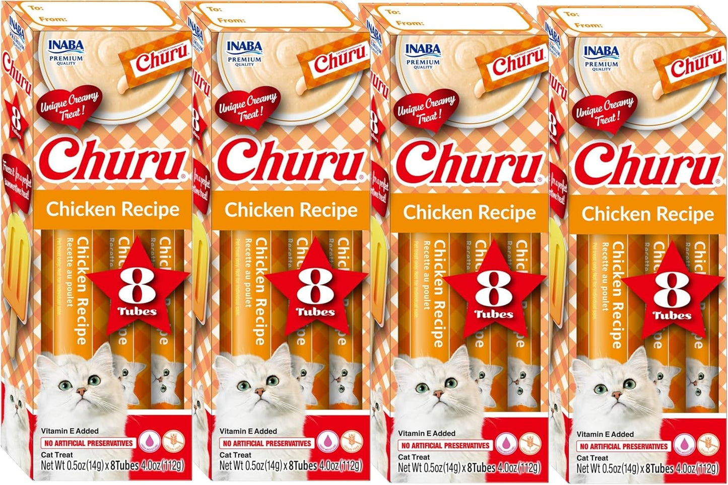 Nutritional label detail for Inaba Churu Salmon puree
