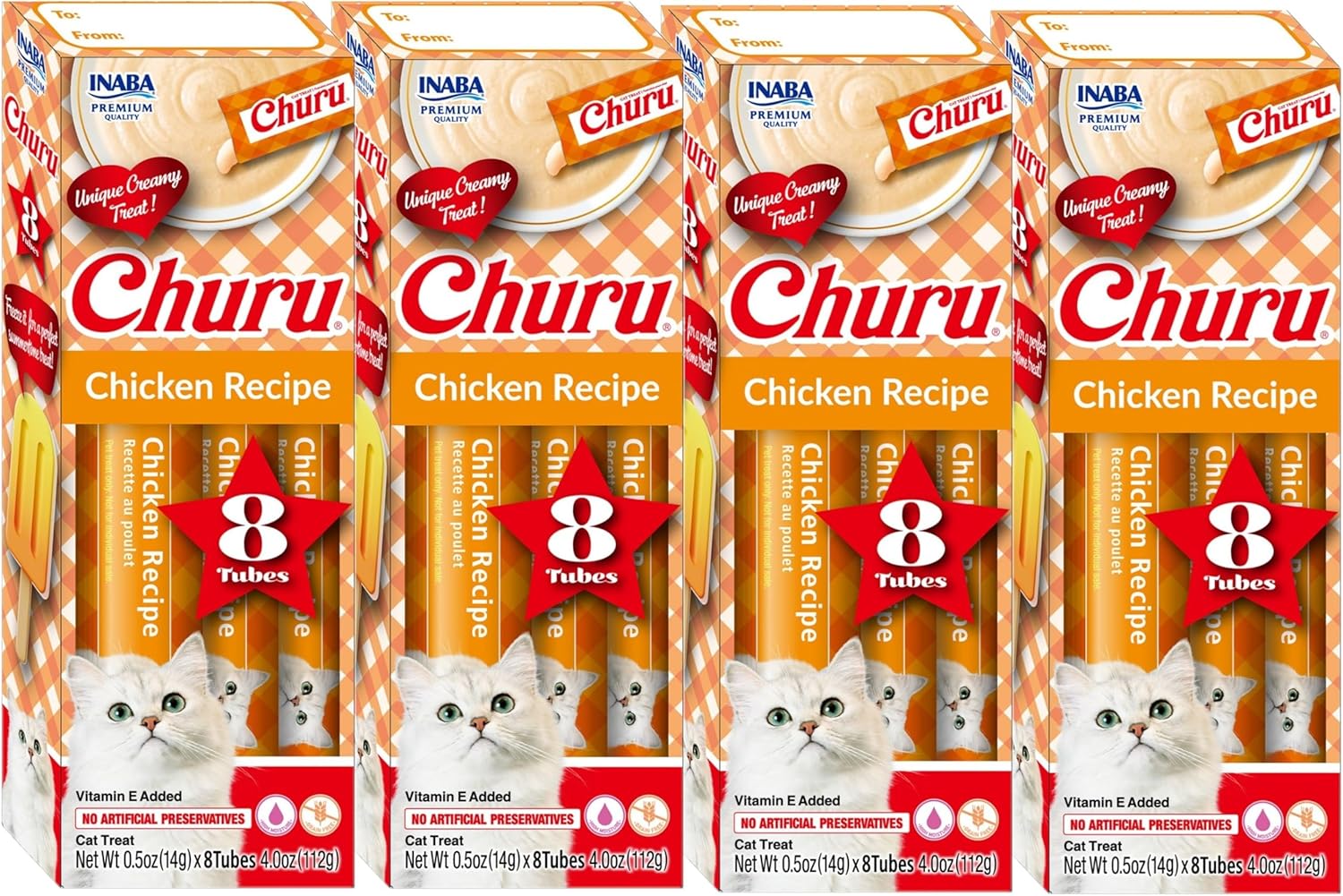 Nutritional label detail for Inaba Churu Salmon puree